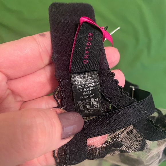 BNWT Fleur of England Onyx Balcony Bra - Picture 8 of 9